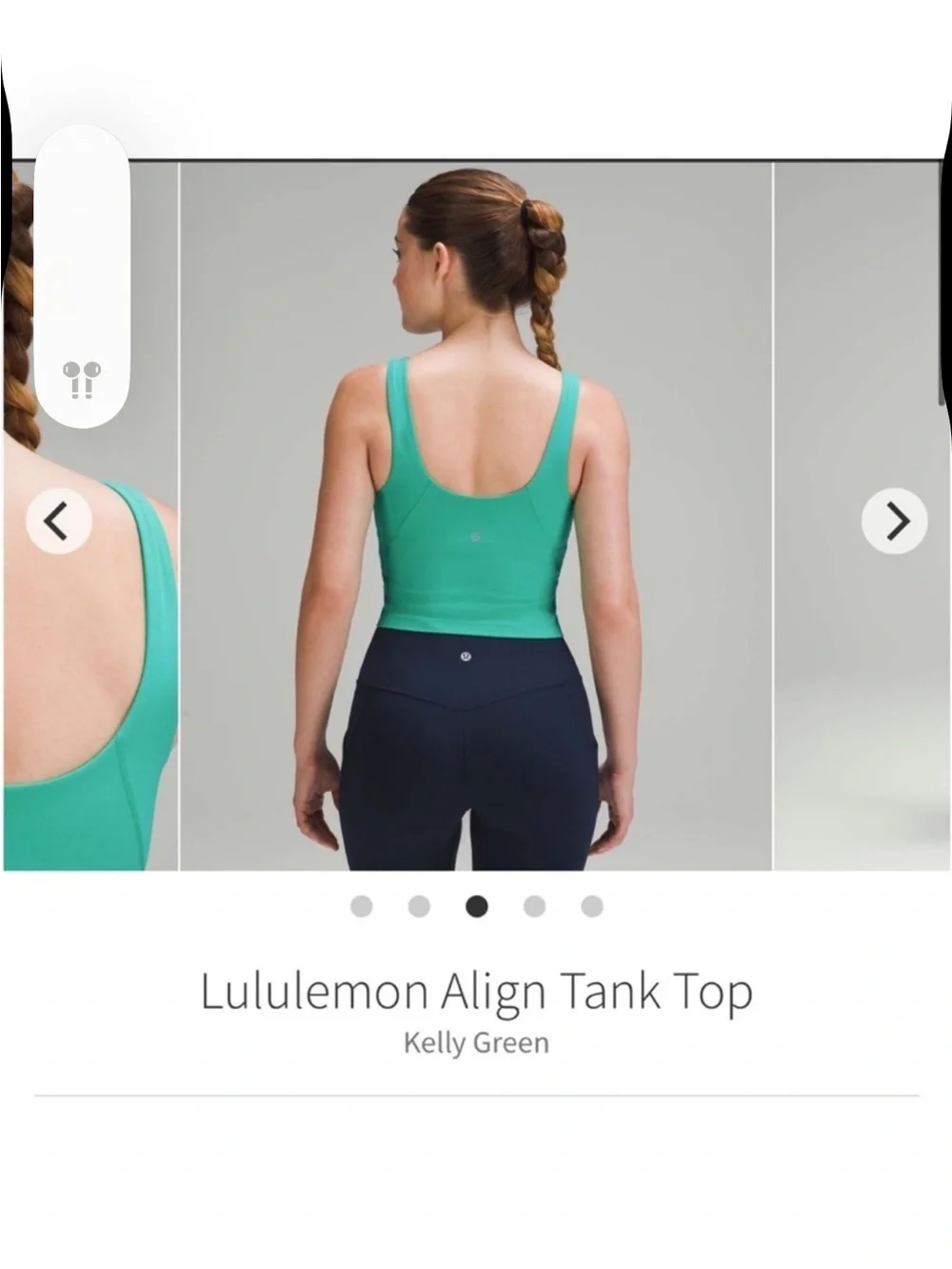 Lululemon Align Tank Top Kelly Green Sz 6